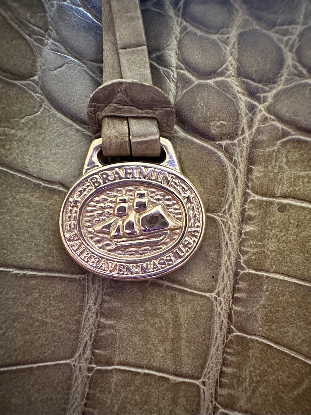 Brahmin Elizabeth Grotto Leather Purse - Picture 2 of 13